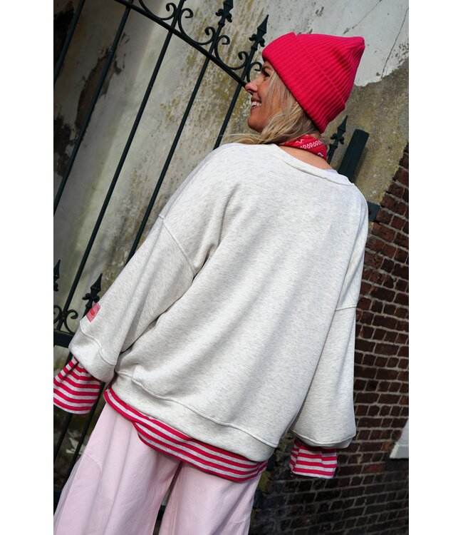 SWEATER MARAIS GRIJS