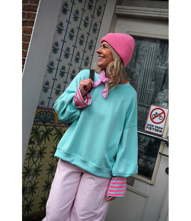 SWEATER MARAIS BLAUW