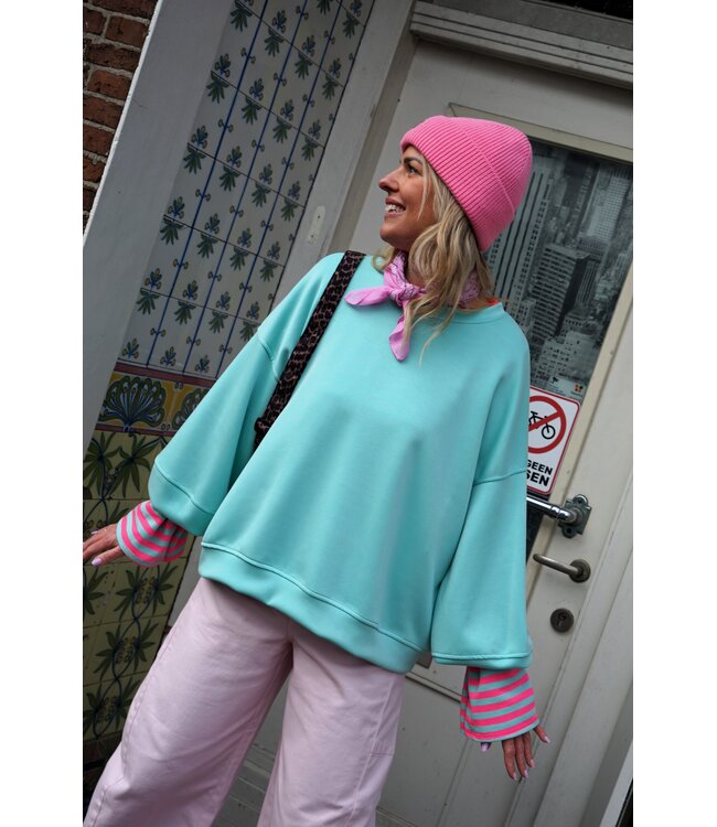 SWEATER MARAIS BLAUW