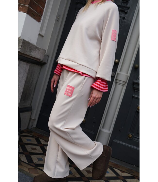 CO-ORD SET CREME DE LA CREME BEIGE