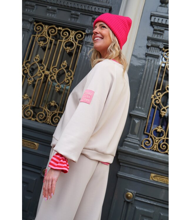 CO-ORD SET CREME DE LA CREME BEIGE