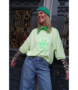TOP LA DOLCE VITA GROEN
