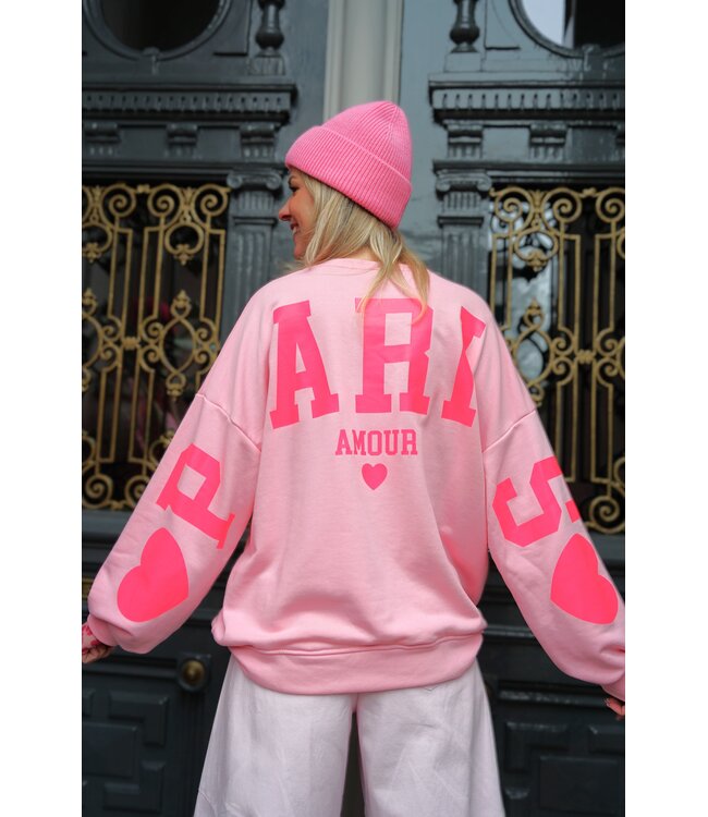 SWEATER PARIS AMOUR ROZE