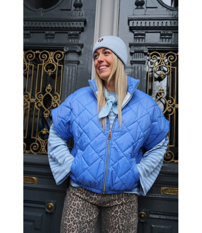 STREEP TOP LIV AMOR BLAUW