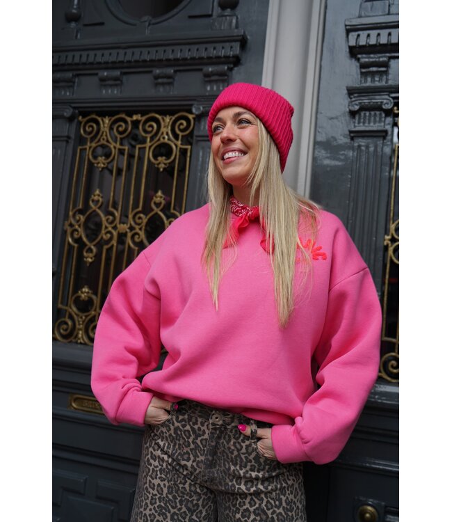ICONIC SWEATER FUCHSIA