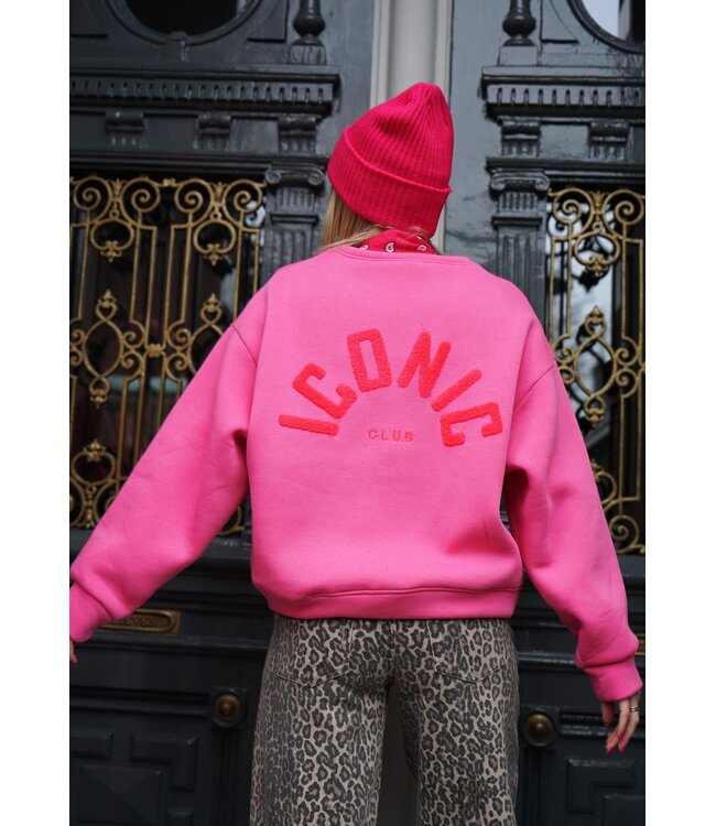 ICONIC SWEATER FUCHSIA