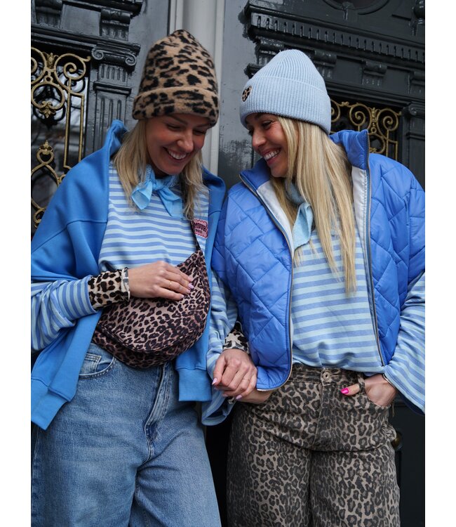 BODYWARMER JET BLAUW