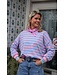 STREEP TOP JUUL ROZE BLAUW
