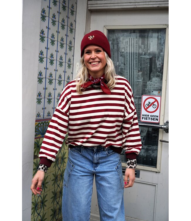 STREEP TOP JUUL BURGUNDY