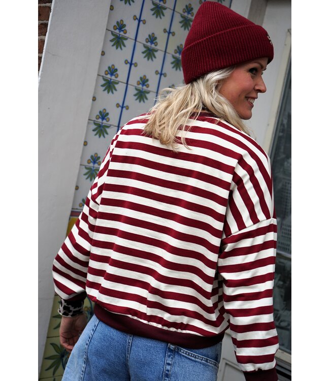 STREEP TOP JUUL BURGUNDY