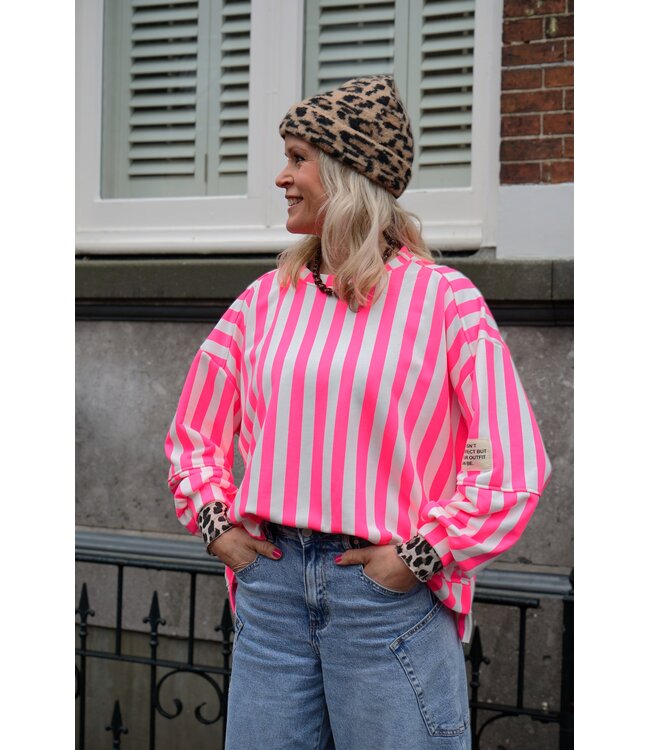 STREEP SWEATER LOT FUCHSIA