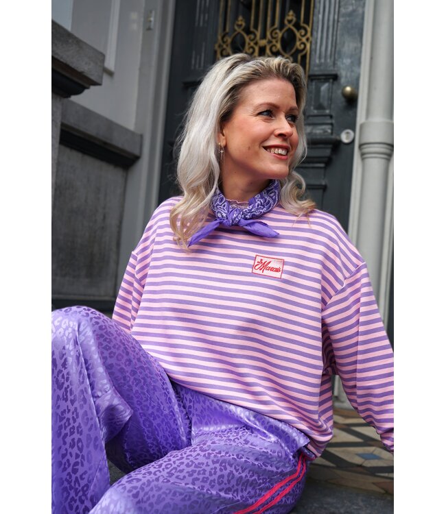 STREEP TOP LE MARAIS LILA ROZE