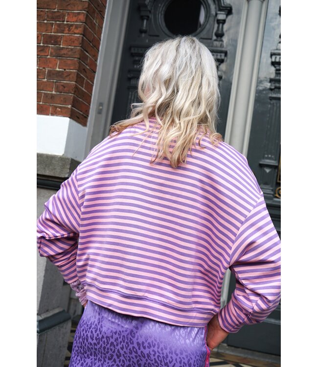 STREEP TOP LE MARAIS LILA ROZE