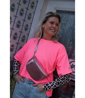 TOP VINTAGE NEON ROZE