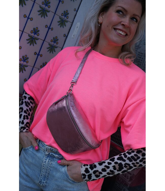 TOP VINTAGE NEON ROZE