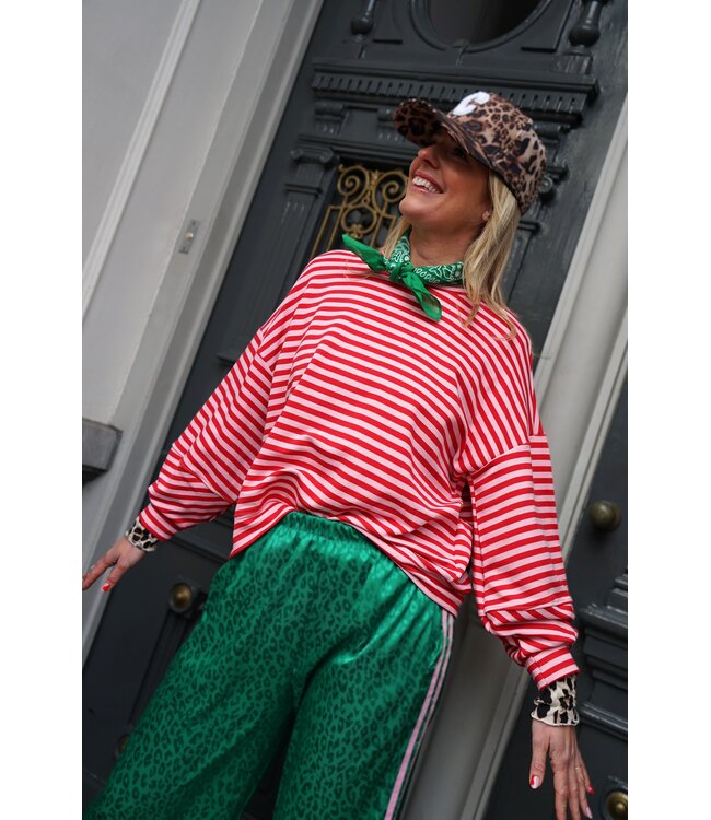 STREEP TOP BO ROOD ROZE