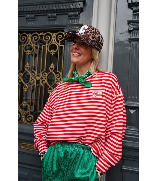 STREEP TOP LE MARAIS ROOD ROZE