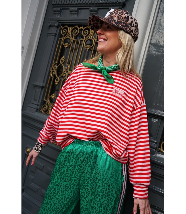 STREEP TOP LE MARAIS ROOD ROZE