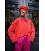 STREEP TOP SELF LOVE ROZE ORANJE