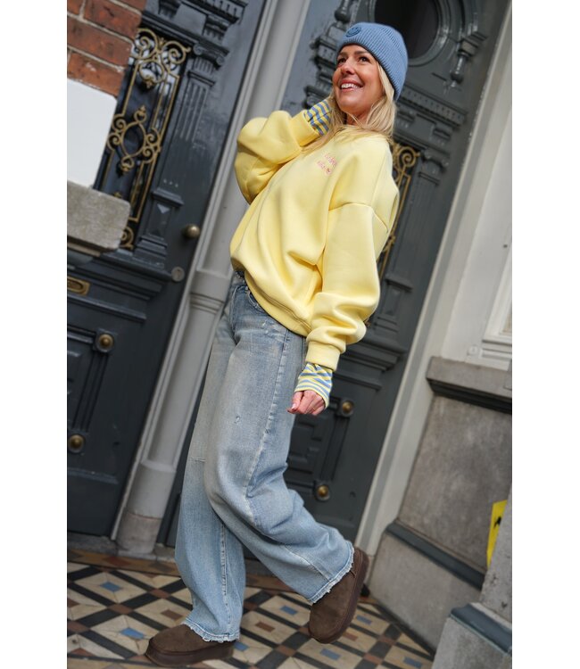 SWEATER LA DOLCE VITA GEEL