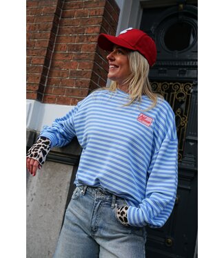 STREEP TOP LE MARAIS BLAUW