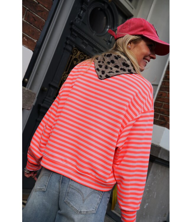 STREEP TOP LE MARAIS ORANJE