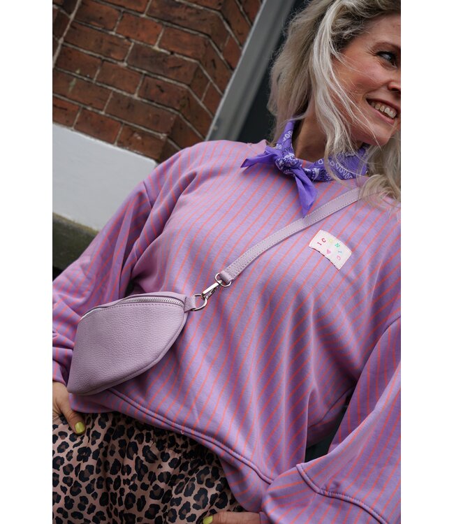 STREEP SWEATER ICONIC LILA