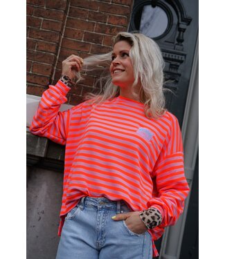 STREEP TOP BISOUS ORANJE