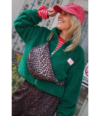 TEDDY BOMBER COZY CLUB GROEN