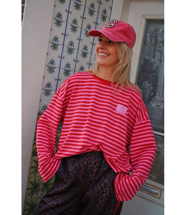 STREEP TOP DOLCE VITA ROOD ROZE