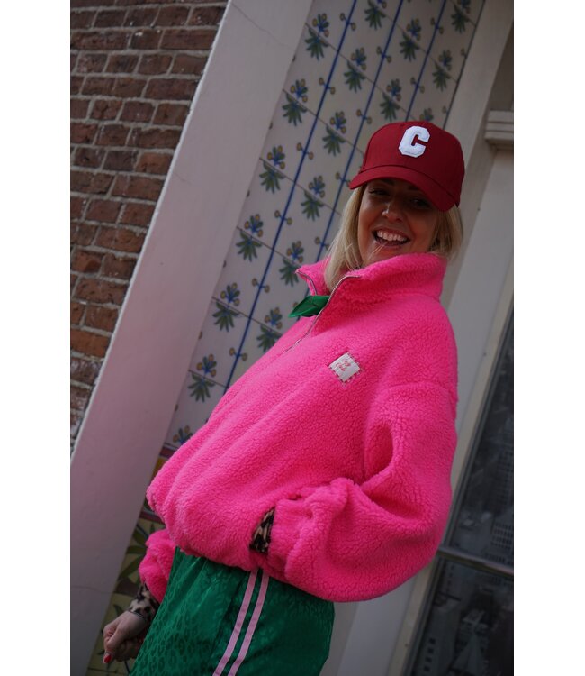 TEDDY BOMBER COZY CLUB ROZE