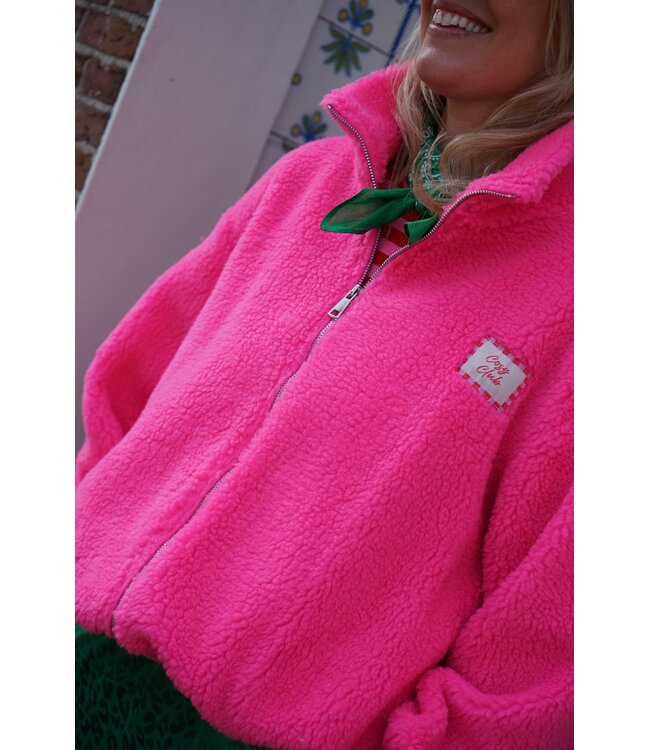 TEDDY BOMBER COZY CLUB ROZE