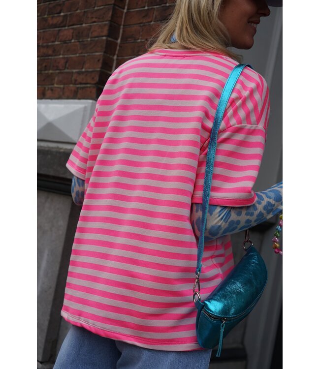 STREEP TOP BONJOUR ROZE