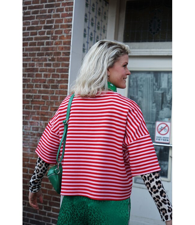 STREEP TOP EVI ROOD ROZE