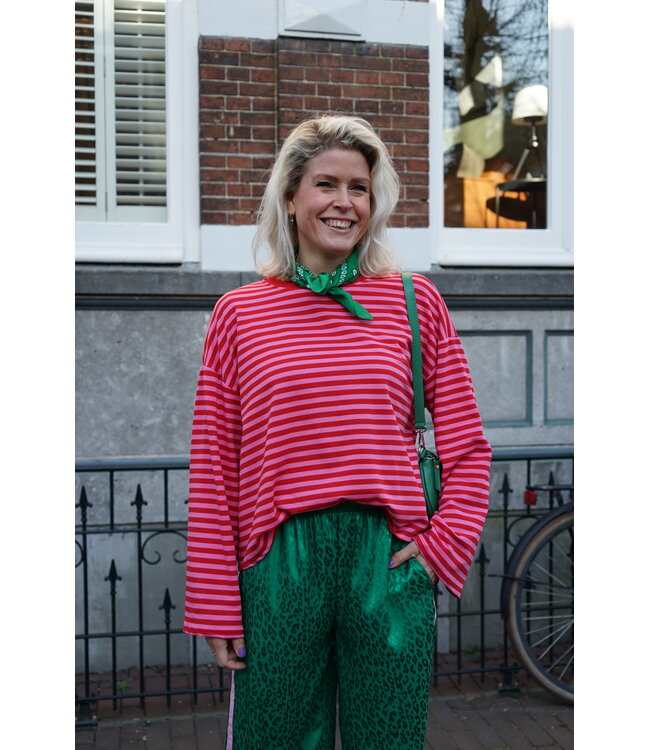 STREEP TOP LE MARAIS ROOD ROZE