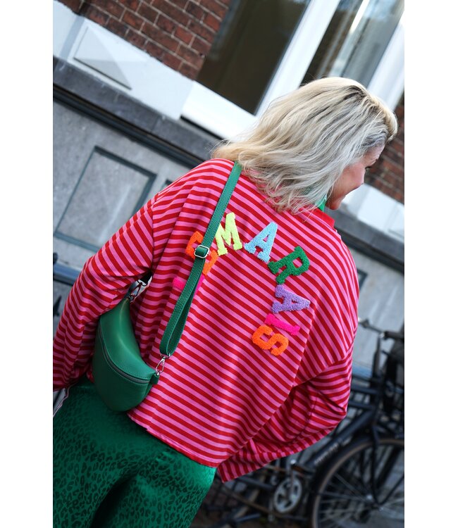 STREEP TOP LE MARAIS ROOD ROZE