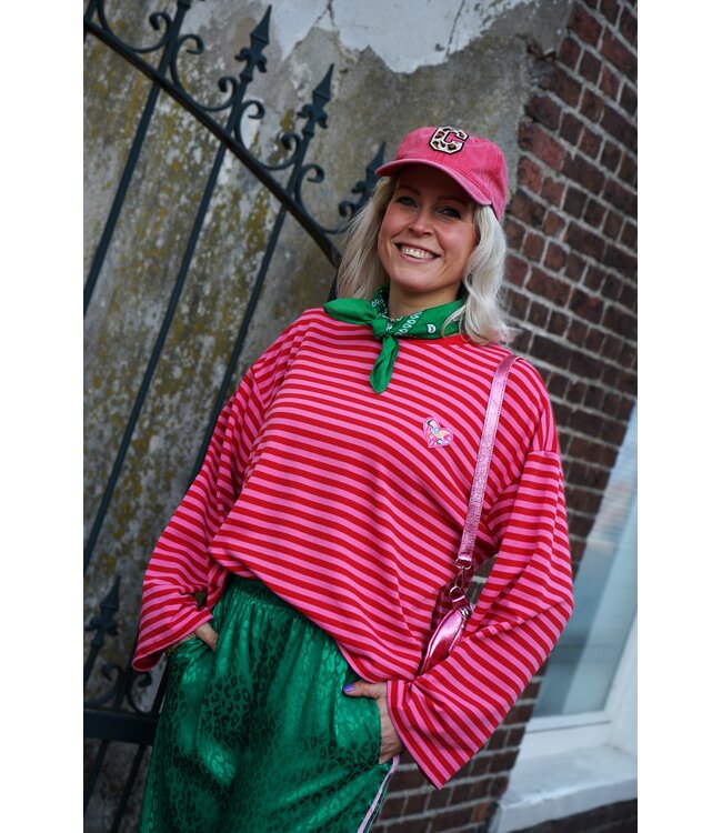 STREEP TOP LOVE PEACE ROOD ROZE