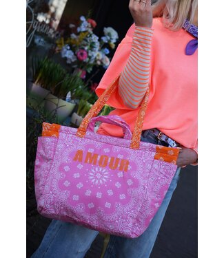 TAS AMOUR ROZE ORANJE