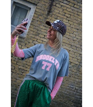 T-SHIRT BROOKLYN GRIJS