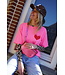 T-SHIRT SUMMER OF LOVE FUCHSIA