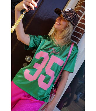 BASEBALL T-SHIRT NEW YORK GROEN