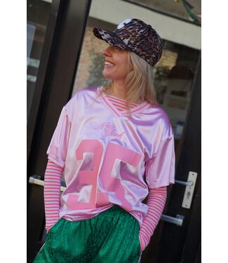 BASEBALL T-SHIRT NEW YORK ROZE
