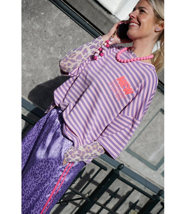 STREEP TOP NEW YORK LILA ROZE