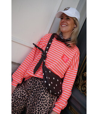 STREEP TOP NEVER SAY NEVER ORANJE