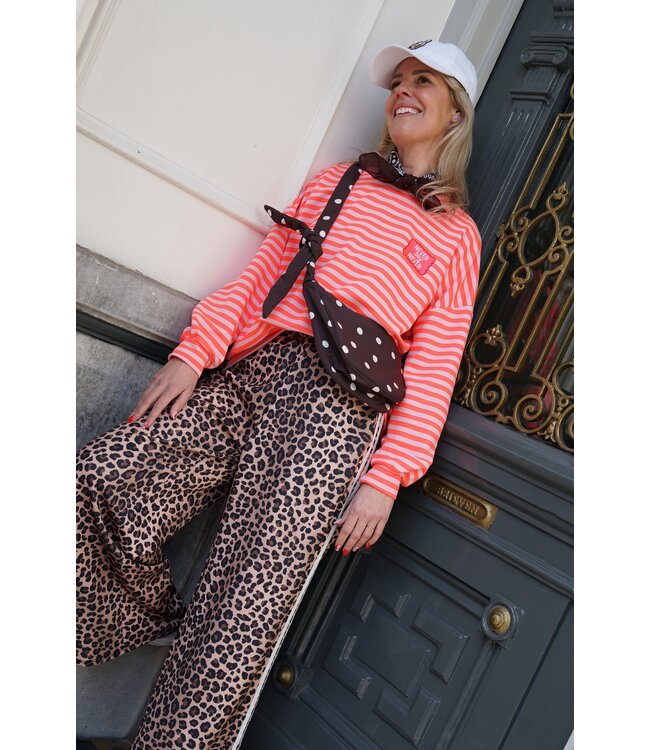 STREEP TOP NEVER SAY NEVER ORANJE