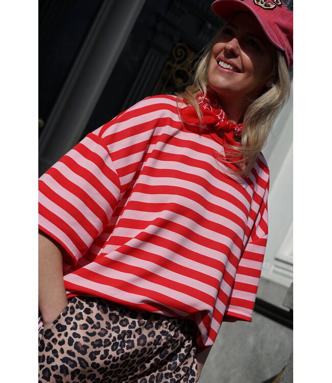 STREEP TOP FLOOR ROOD ROZE