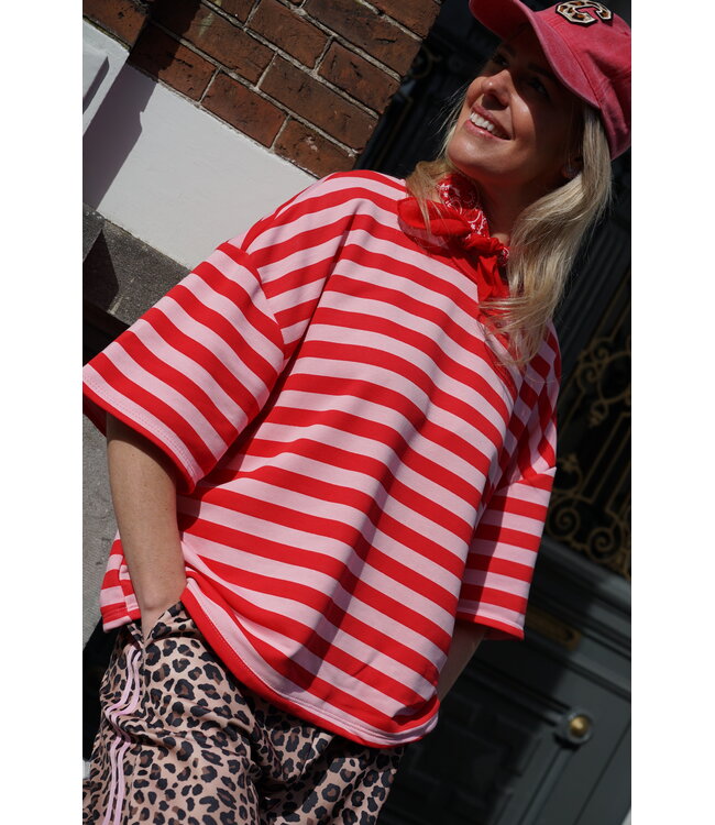 STREEP TOP FLOOR ROOD ROZE