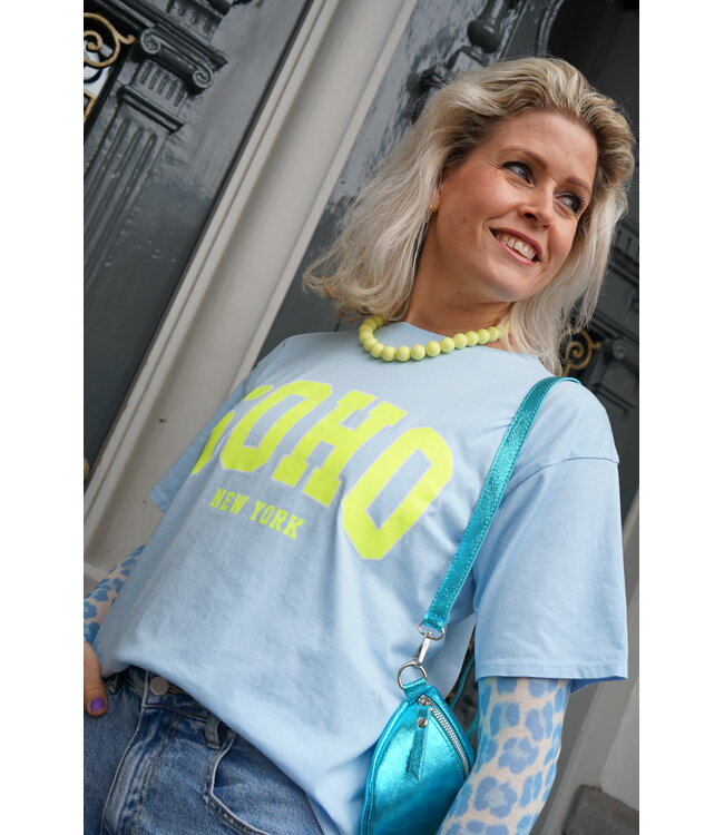 T-SHIRT SOHO BLAUW