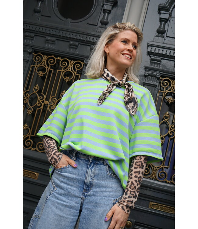 STREEP TOP FLOOR BLAUW GROEN