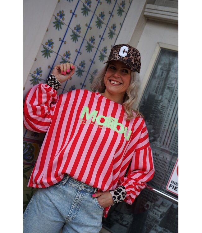 STREEP SWEATER MALIBU ROOD ROZE